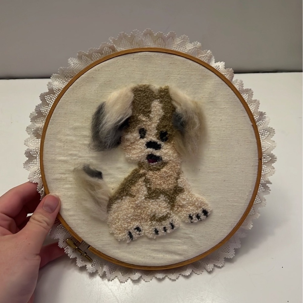Vintage dog portrait